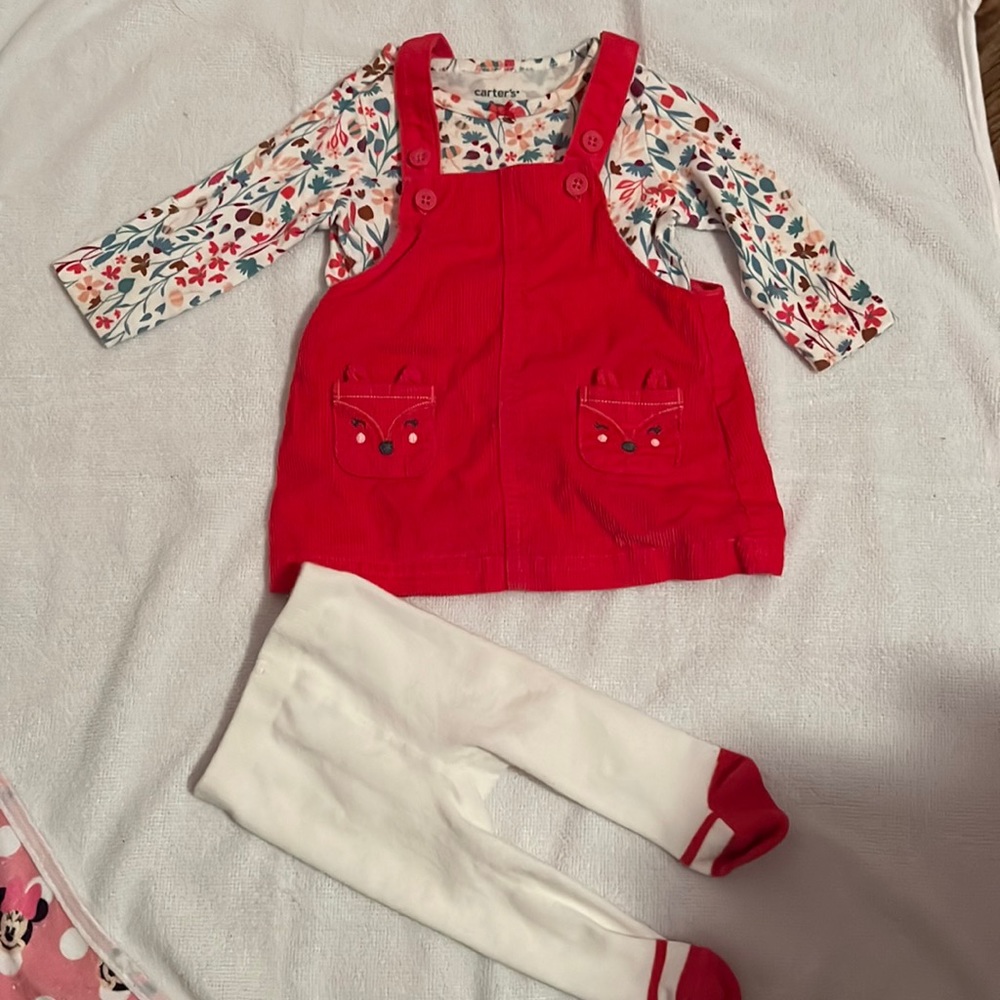 Cute overall set